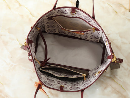 Printed Tote Bag with Pouch Set
