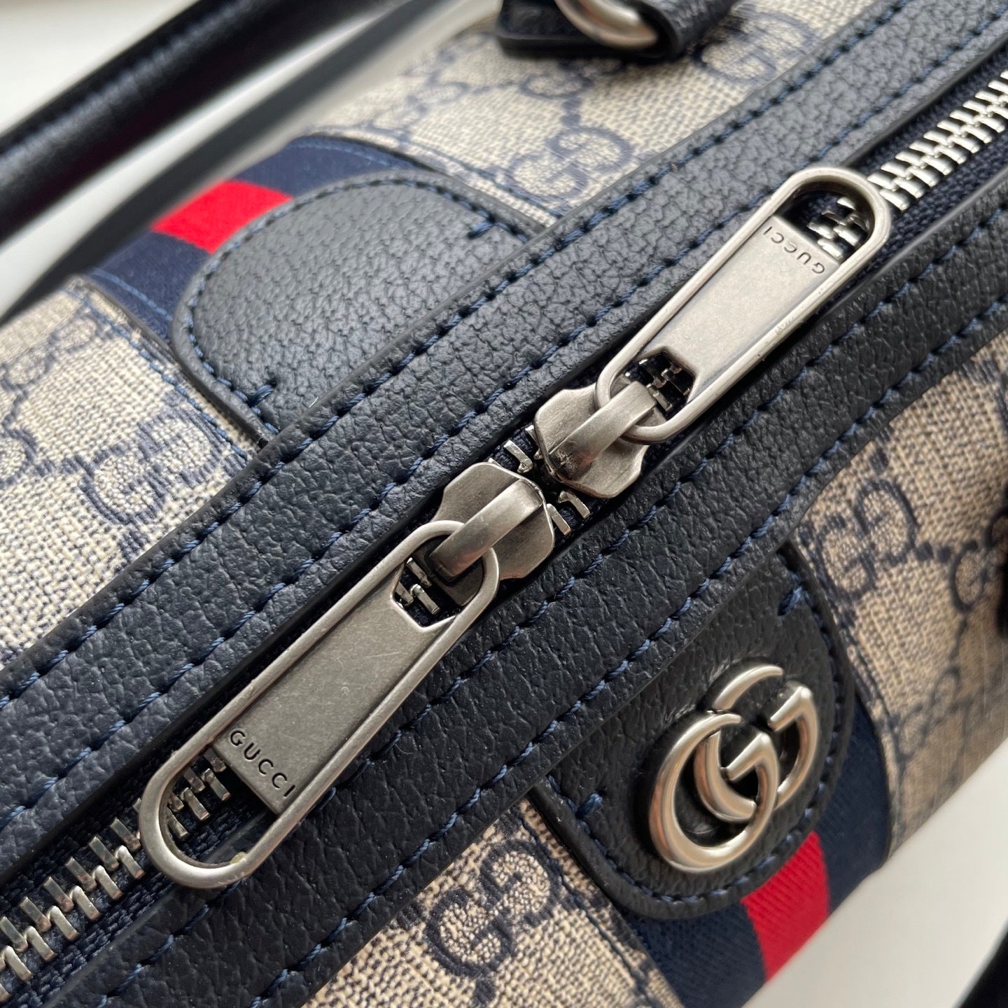 GG Supreme Boston Handbag
