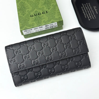 Signature Clutch Fold Over Wallet