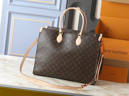 OnTheGo Cat Monogram Canvas Tote Bag