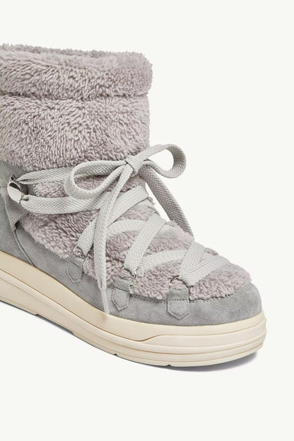 Insolux Faux Fur & Suede Snow Boots