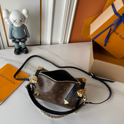 Monogram Chain Shoulder Bag