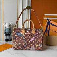 Coffee Brown Travel Print