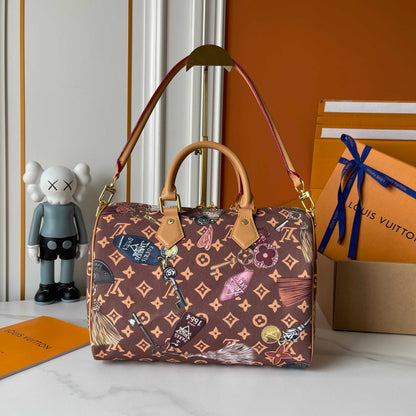 Travel Print Boston Duffel Bag