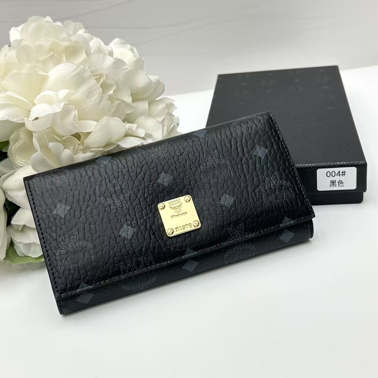 Monogram Pattern Wallet