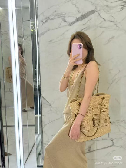 Raffia Tote Bag