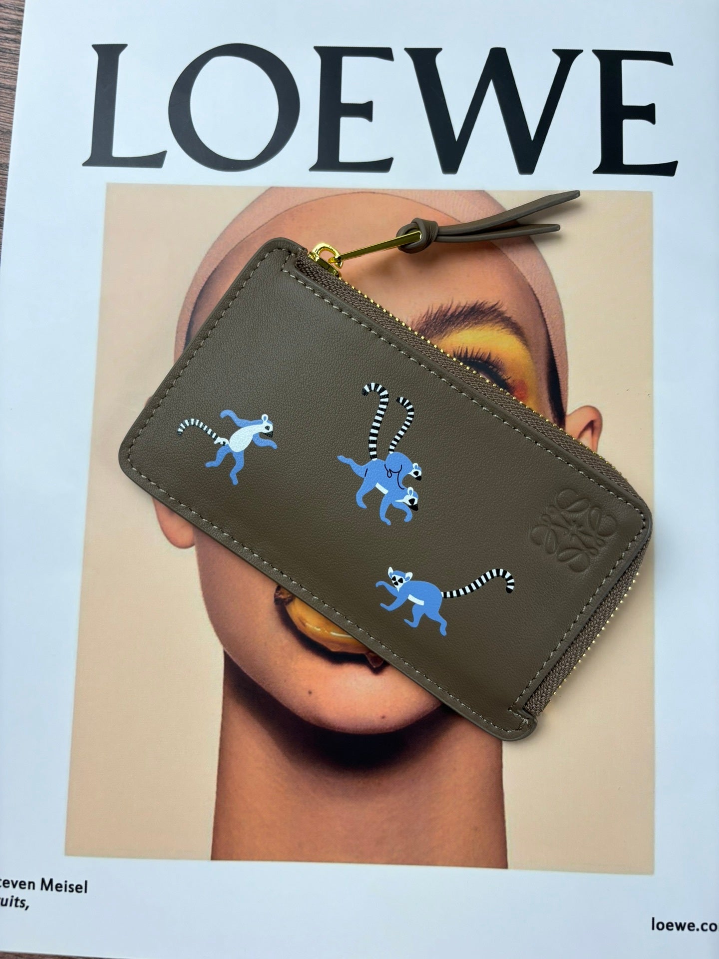 Lemur Animal Card Holder