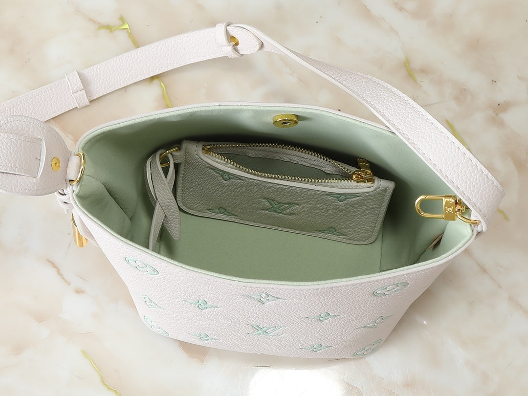 All In Bicolor Monogram Handbag & Pouch