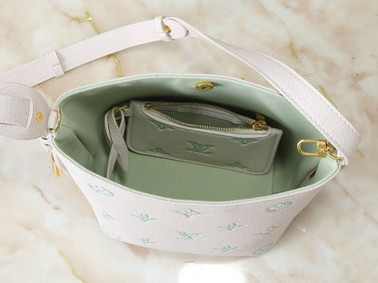 All In Bicolor Monogram Handbag & Pouch