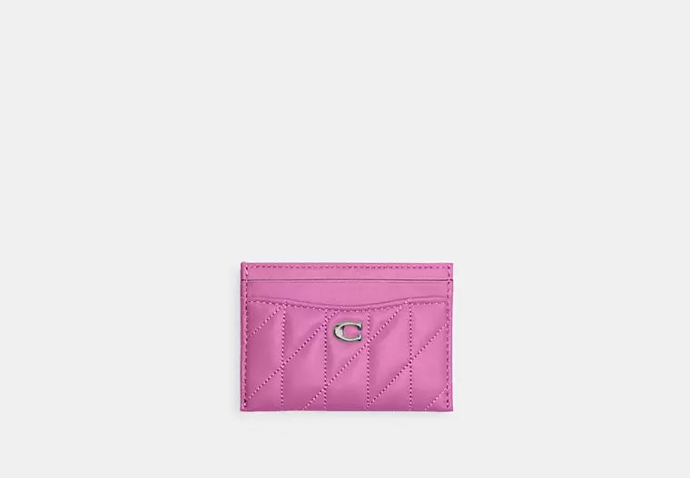 Essential Card Case With Pillow Quilting