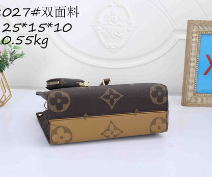 Premium Monogram Mini Tote Bag with Coin Purse