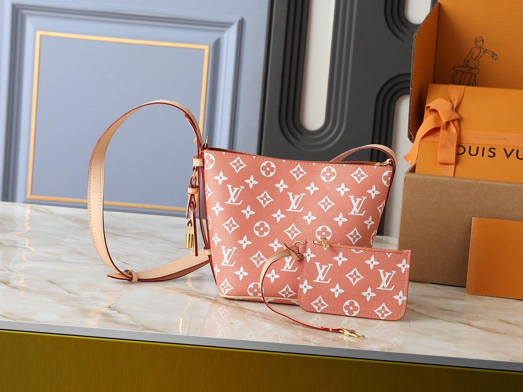 All In Bucket Monogram Bag & Pouch
