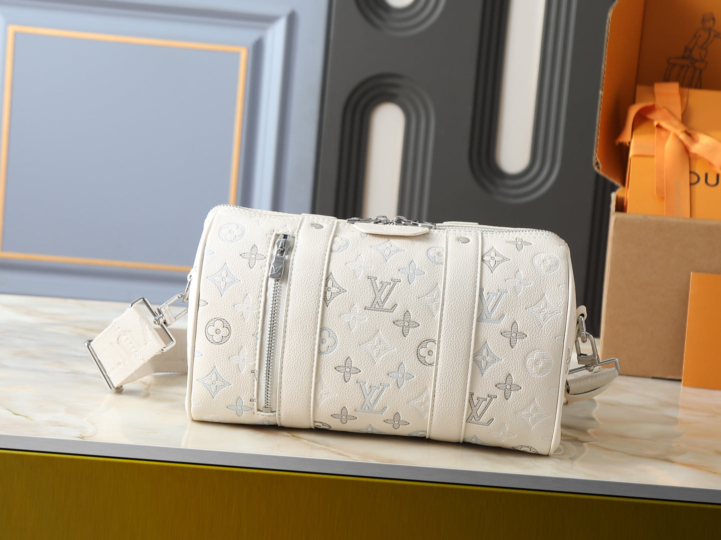 Monogram Barrel Crossbody Bag