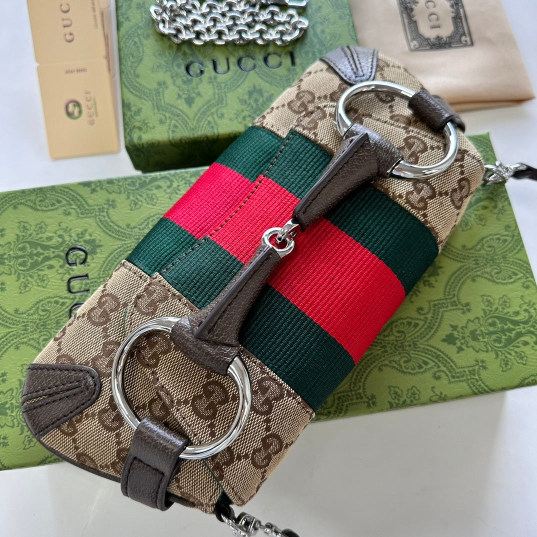 Horsebit Chain Small Shoulder Bag