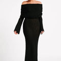 Moonlit Muse Off-Shoulder Beach Dress