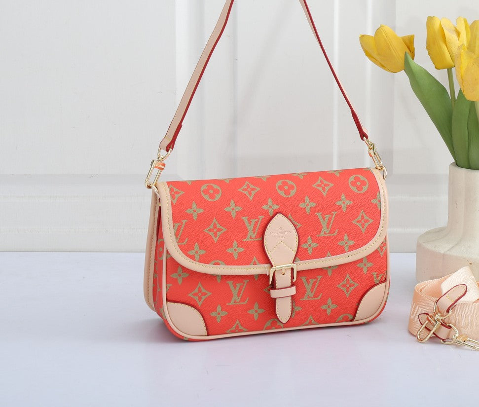 Diane Monogram Canvas Handbag
