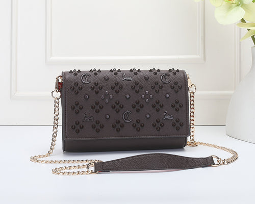 Rivet Chain Shoulder Bag