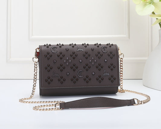 Rivet Chain Shoulder Bag
