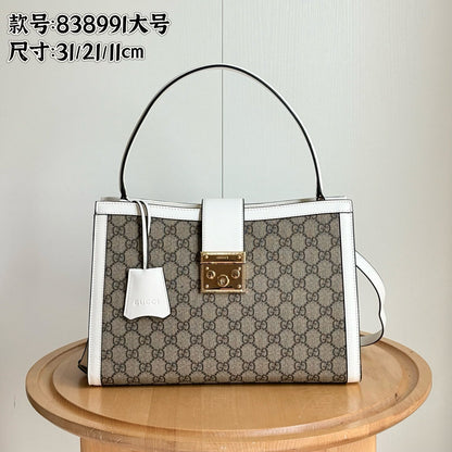Structured Top Handle Satchel Bag