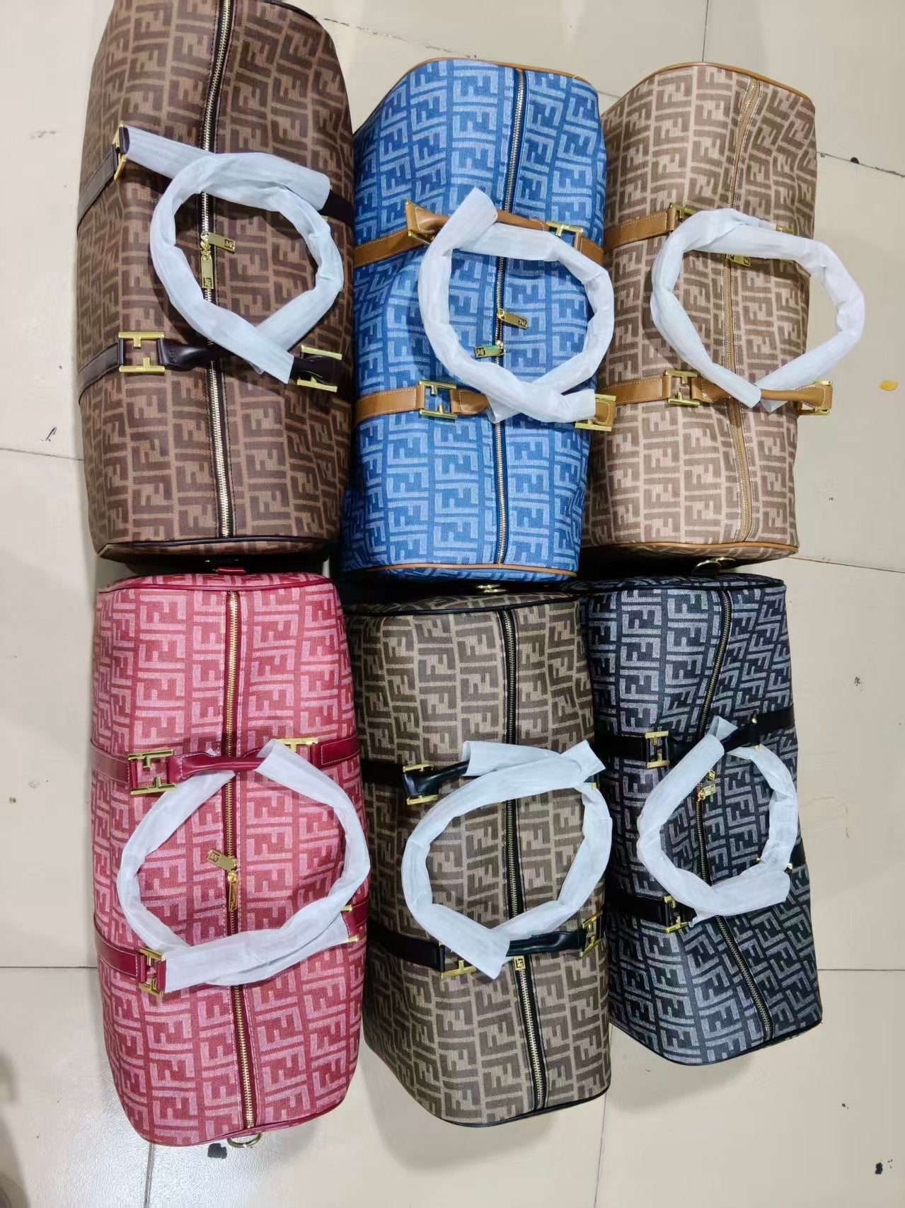 Monogram Barrel Duffel Bag