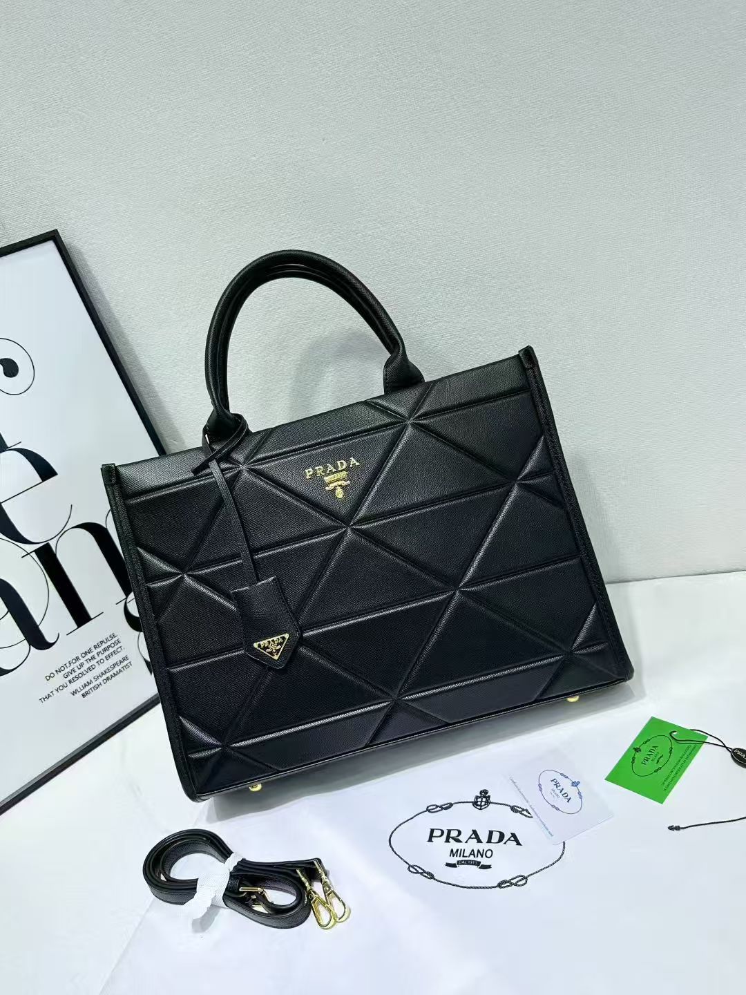 P Simbole Triangle Tote Bag
