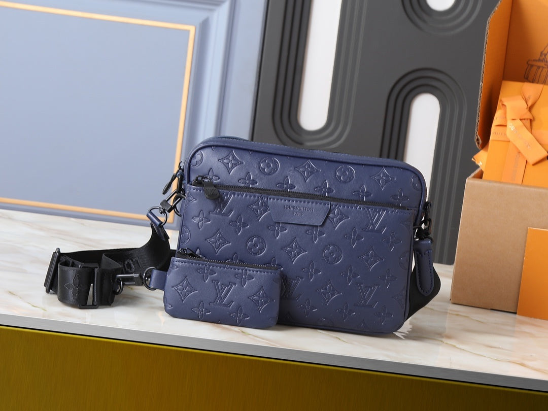 Trio Messenger Monogram Shadow Bag