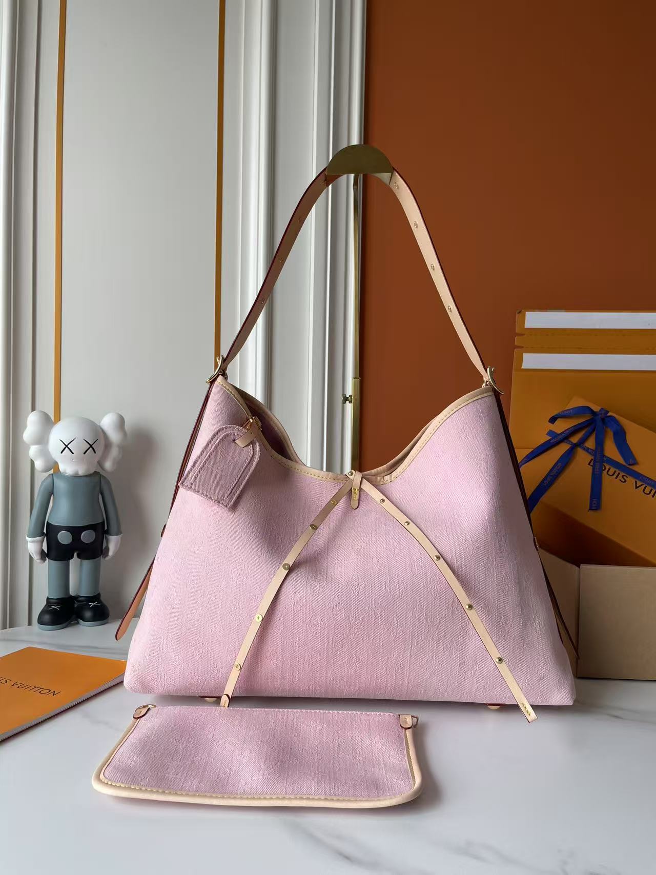 Soft Pink Hobo Tote Bag (Large and Medium)