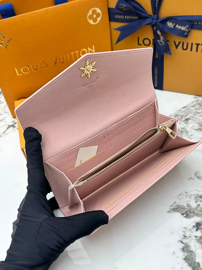Embossed Envelope Long Wallet
