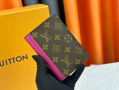 Monogram Passport Cover Colored