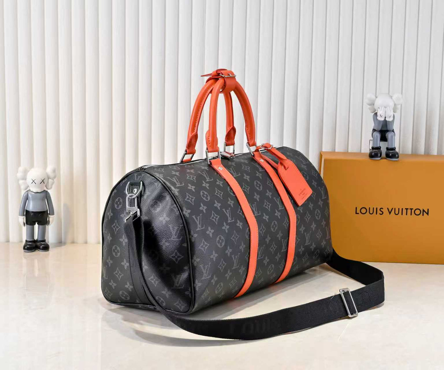 LV Keepall Bandoulière 45 Monogram Eclipse Sunrise