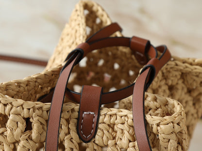 Raffia Noe Purse