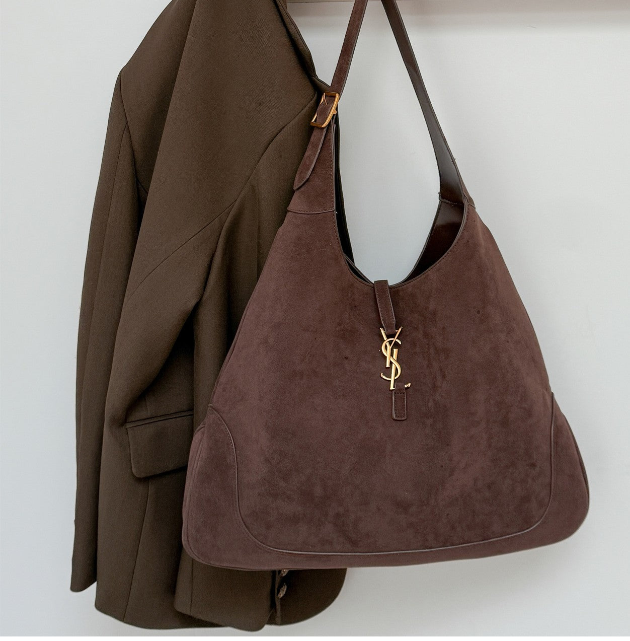 Suede Shoulder Bag