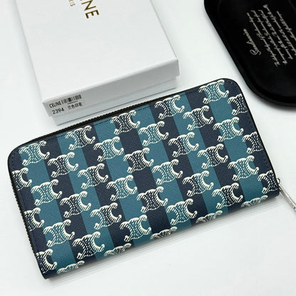 Bi-fold Wallet IN Striped Triomphe Canvas Wallet