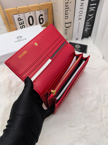 Croc-Embossed Long Wallet
