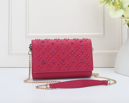 Rivet Chain Shoulder Bag