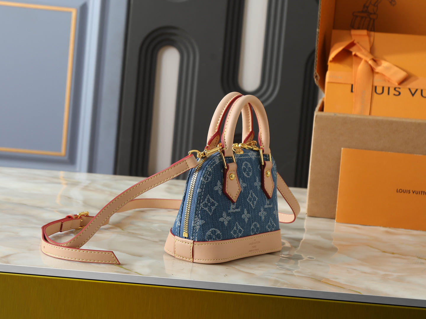 Mini Denim Handbag