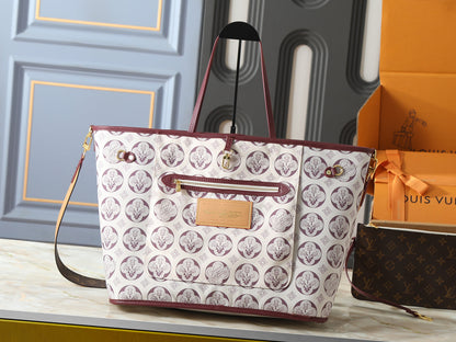 Printed Tote Bag with Pouch Set