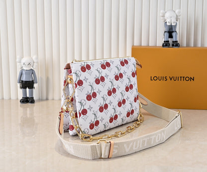 LV x TM Cherry Coussin Purse