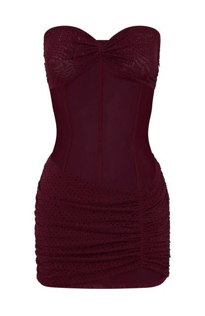 Can't Compare Embellished Mini Dress